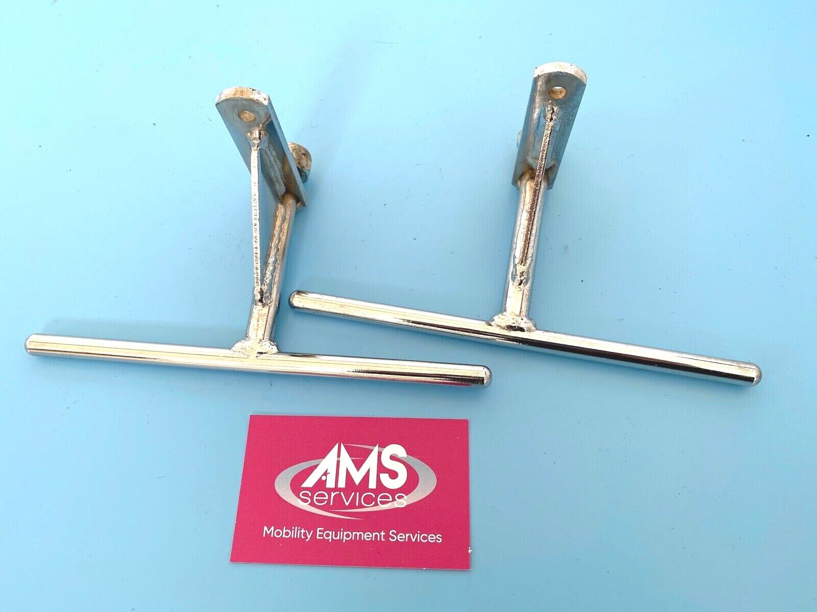 Pair of Invacare Phoenix Plus Electric Wheelchair Battery Tray Carrier