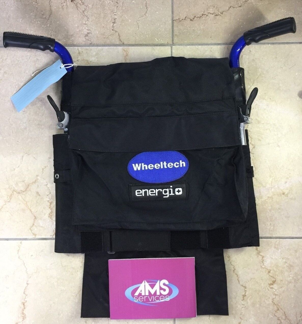 Wheeltech Energi + Plus Electric Wheelchair Complete Folding Backrest