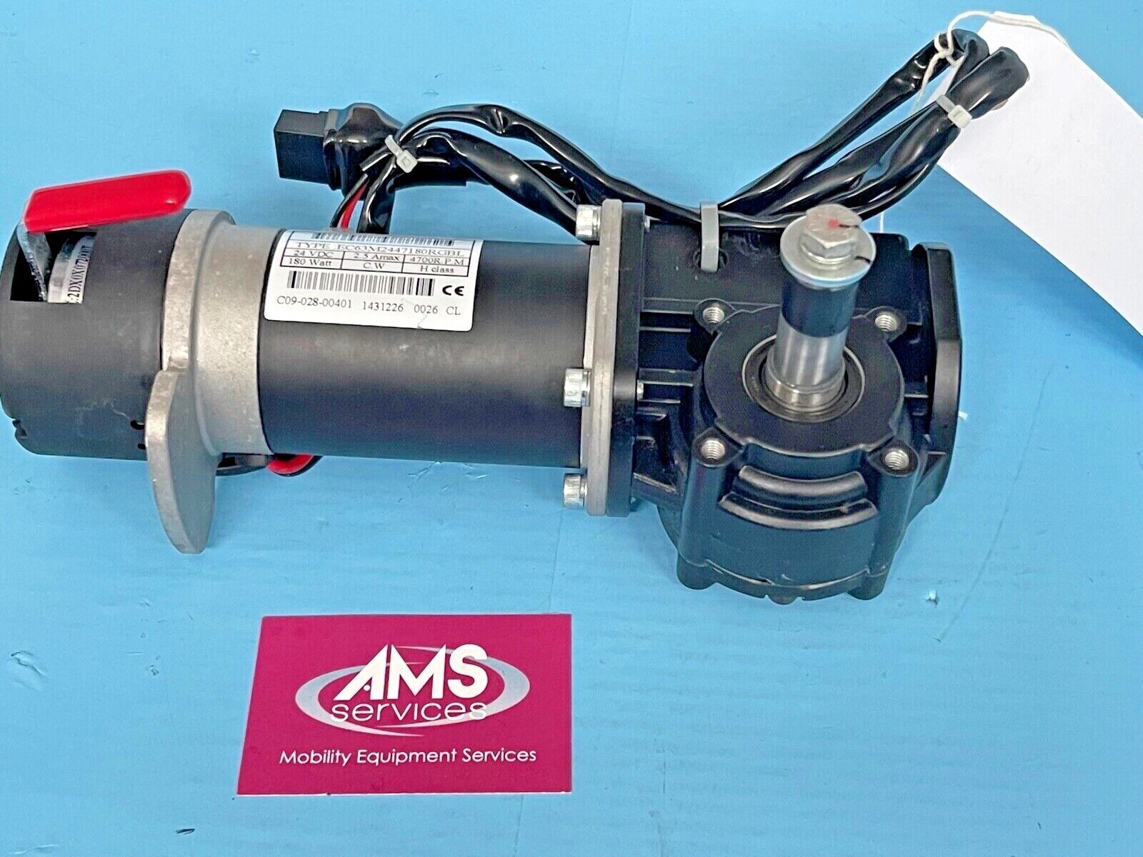 CareCo Easi Go ELectric Wheelchair Left Motor, Gearbox & Park Brake