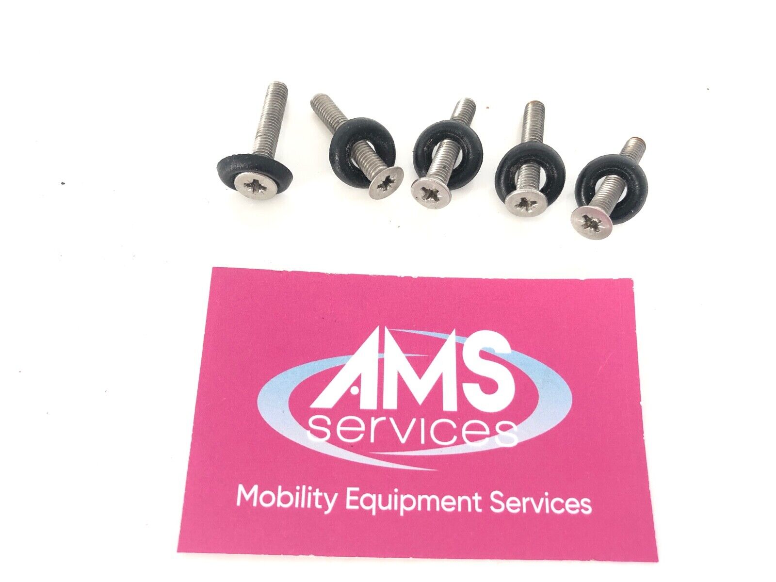 5 X Rota Speed Self Propelled Wheelchair Seat Canvas Screws & Washers