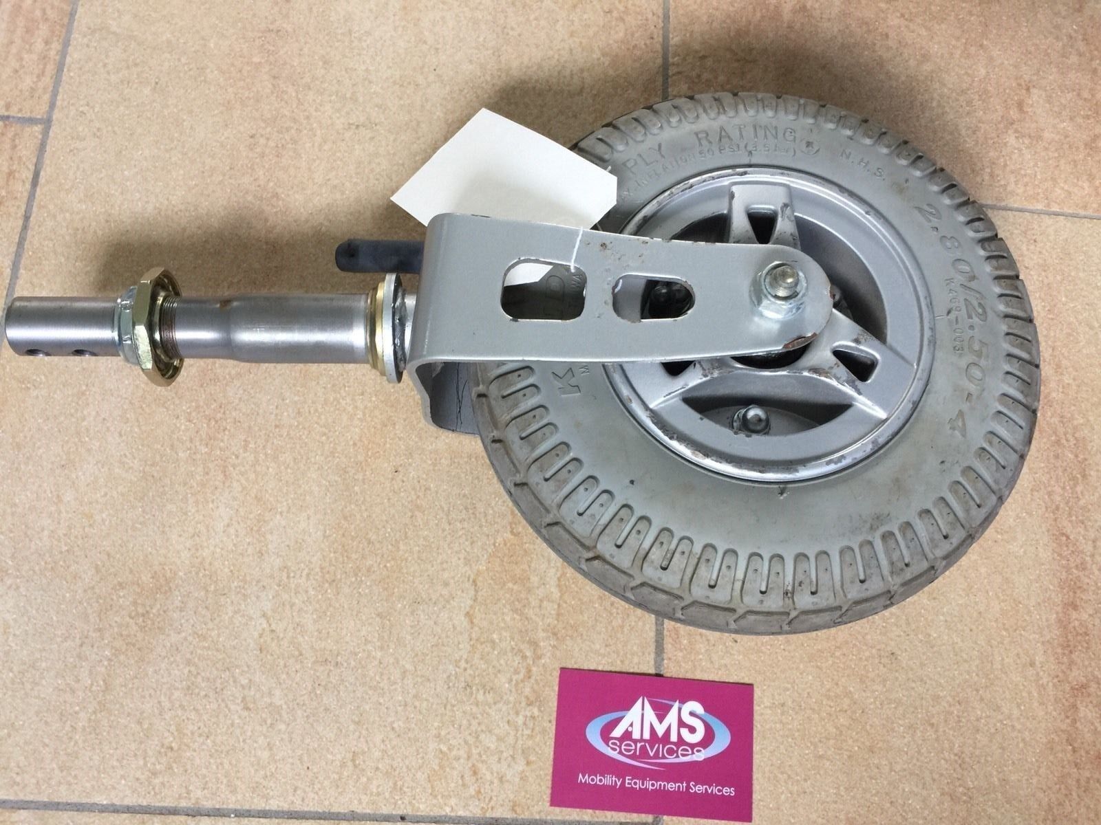 DMA Days Strider 3 Wheel Mobility Scooter Complete Front Wheel & Tubed Tyre AMS