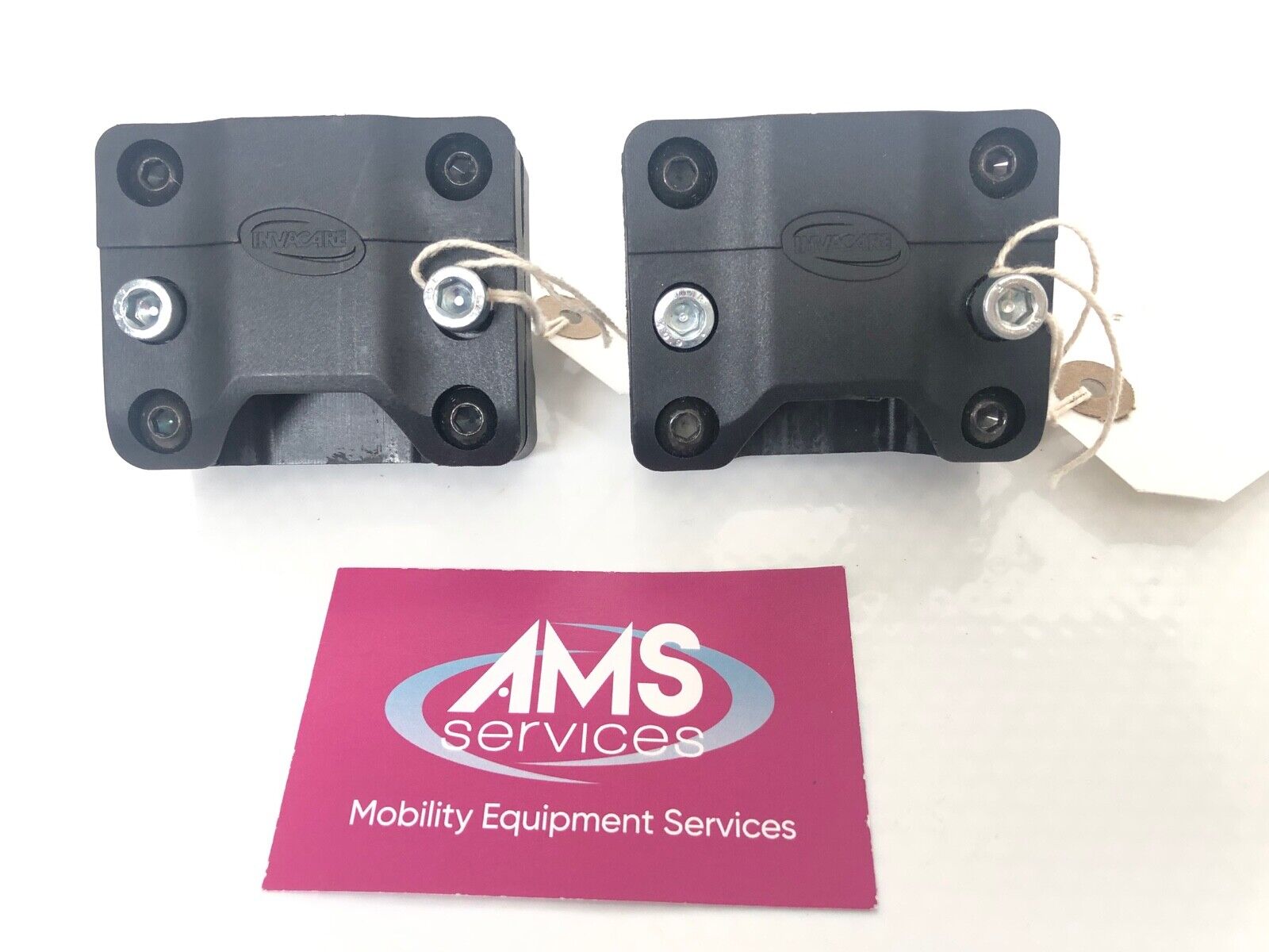 2 X Invacare Action NG, Mirage etc Wheelchair Armrest Location Brackets