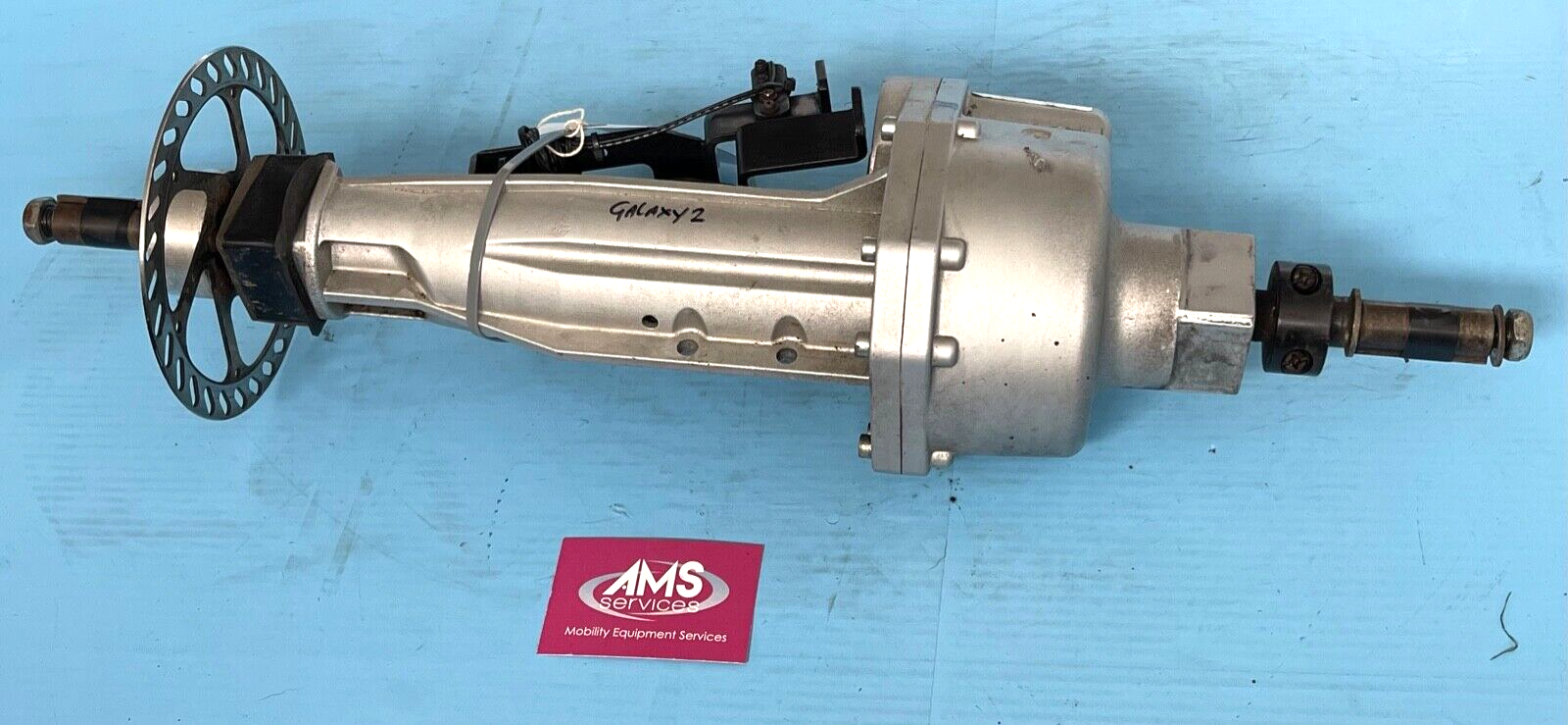 Van Os Galaxy 2 8mph Mobility Scooter Rear Axle, Gearbox, Speed Sensor & Mounts AMS