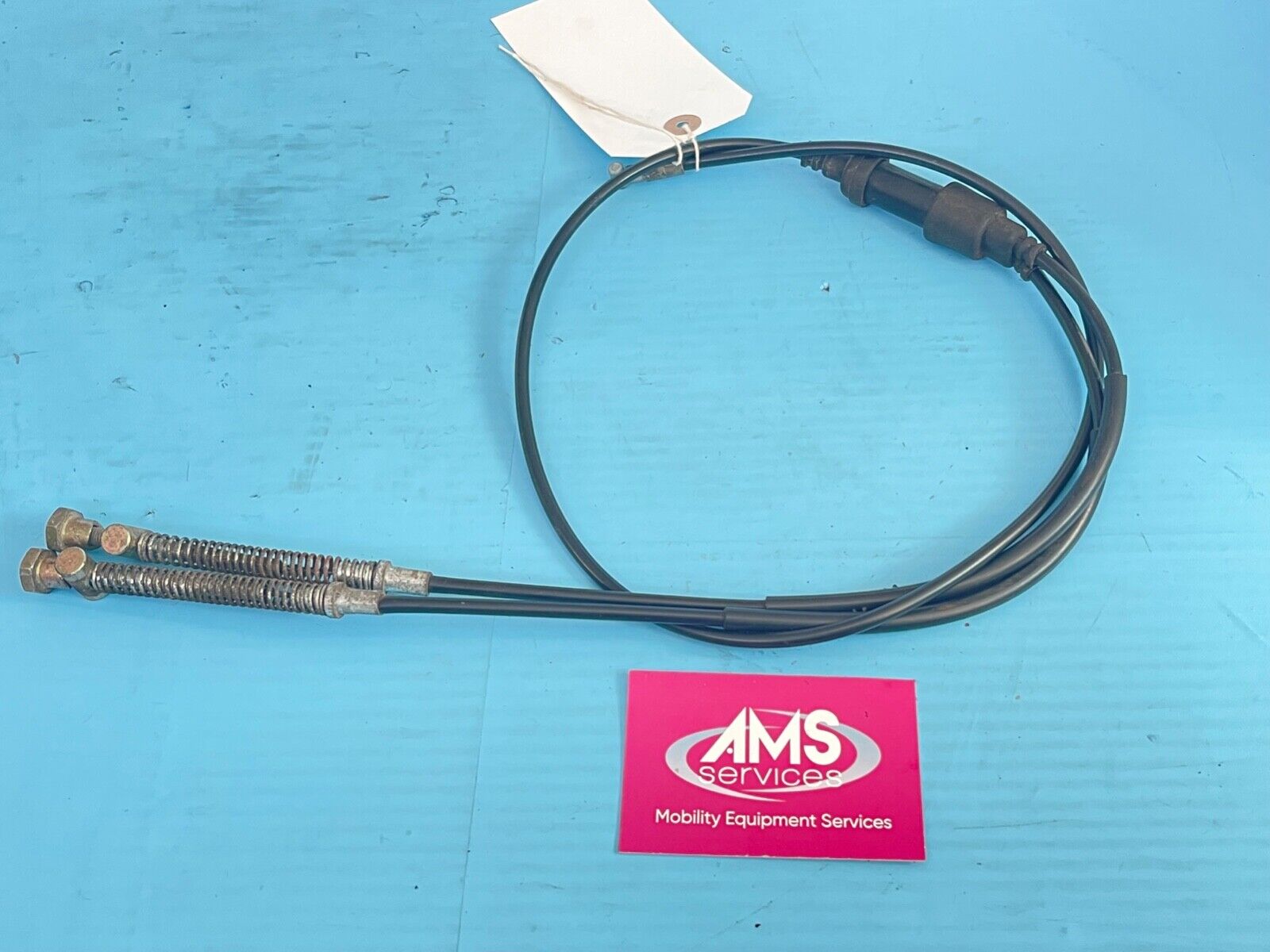 CTM HS585 8mph Mobility Scooter Twin Brake Cables Parts AMS